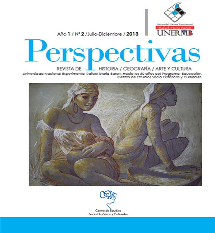 					Ver Vol. 1 Núm. 2 (2013): Perspectivas. Revista de Historia, Geografía, Arte y Cultura
				